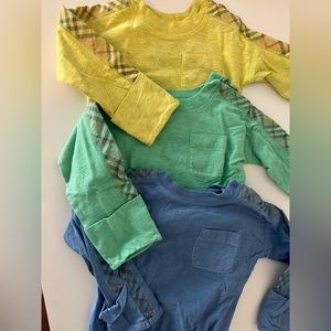 3 pack Burberry onesies